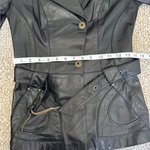 KASTELANO Vintage Real Leather Jacket - XS